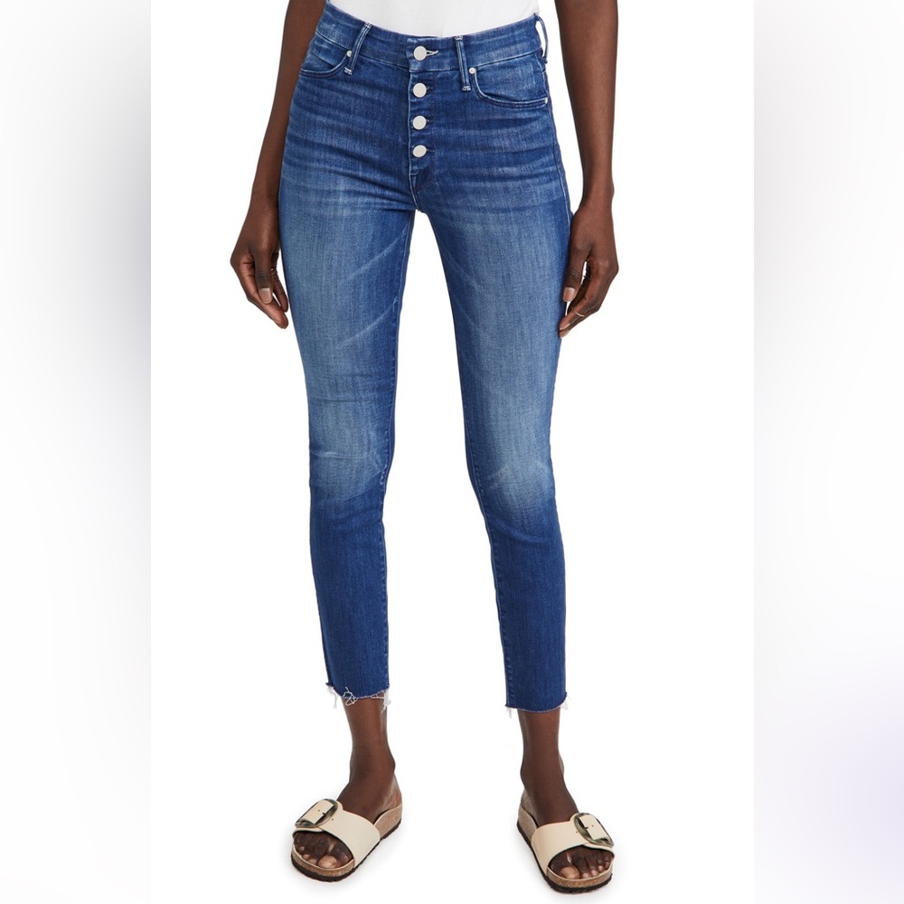 NWT: Mother The Pixie Ankle Fray Jean in Second Thyme Around Size 28